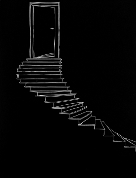“…then a steep staircase…” Emma Zunz Series
