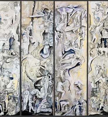 IV paneles – Biombo